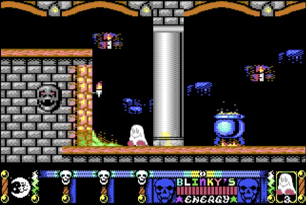 Blinkys Scary School - Commodore 64 game screenshot (1990) by Zeppelin